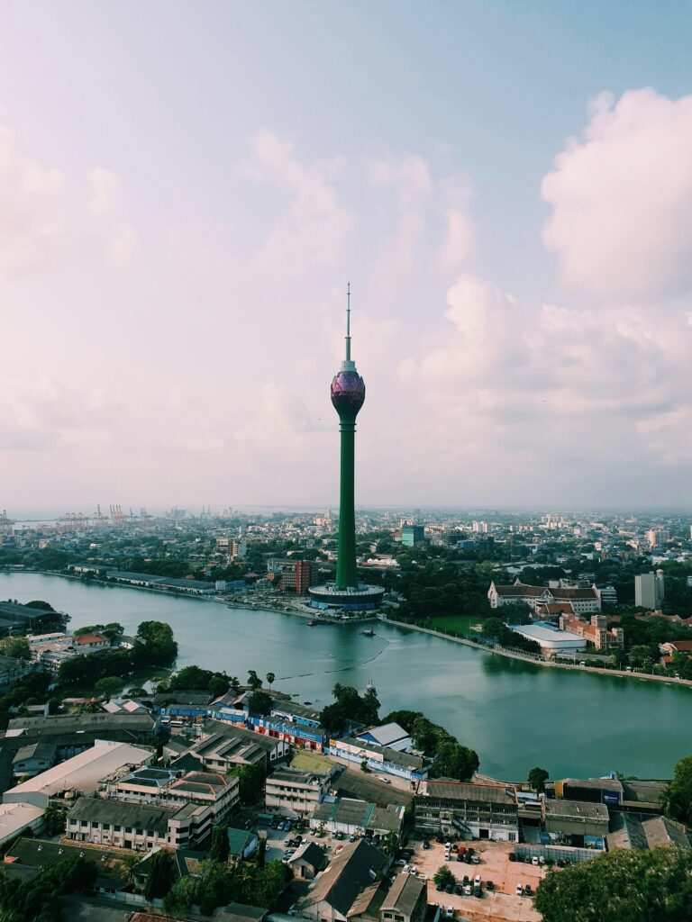 Colombo skyline city view for Farelyt destination guide