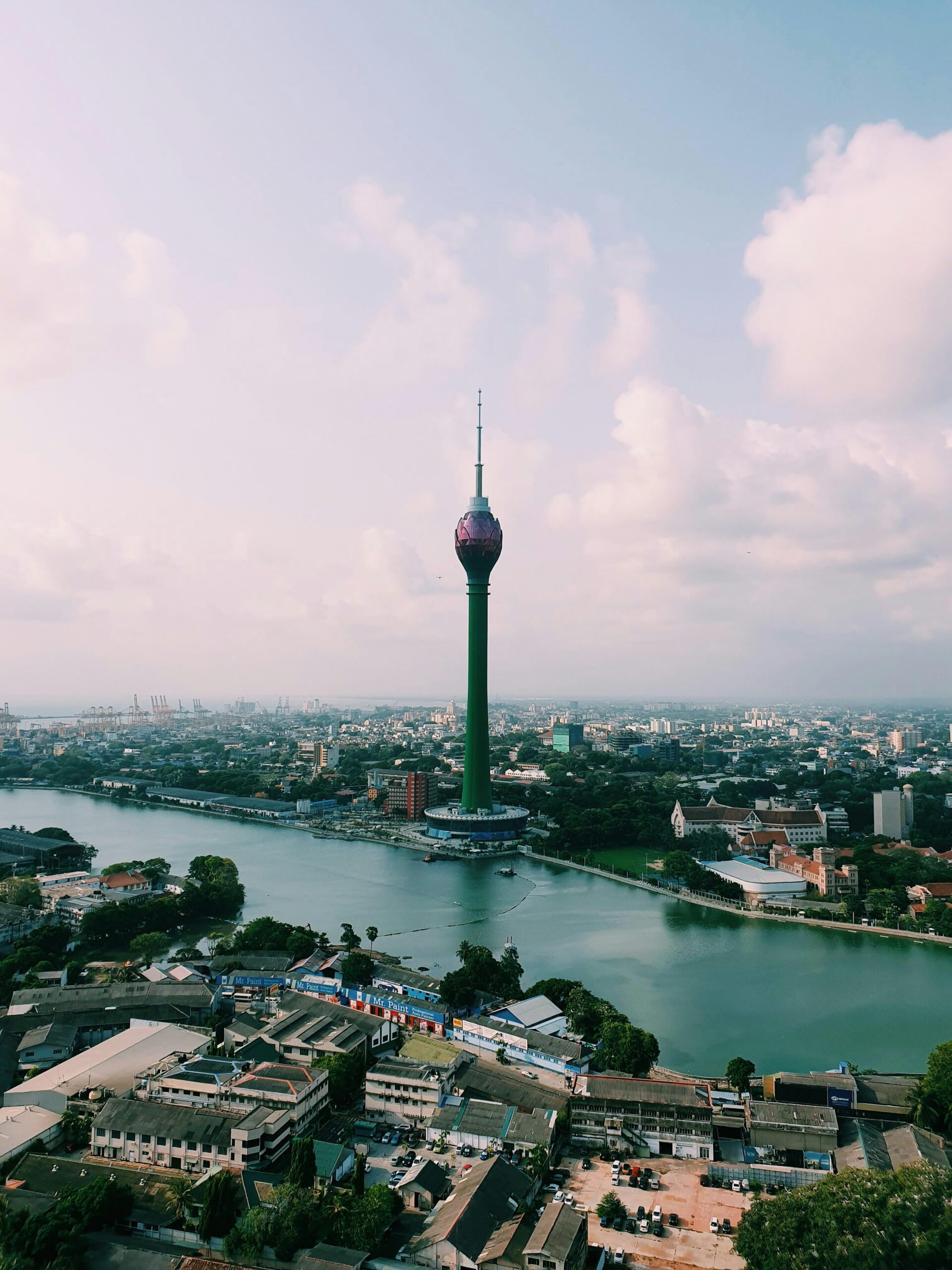 Colombo skyline city view for Farelyt destination guide