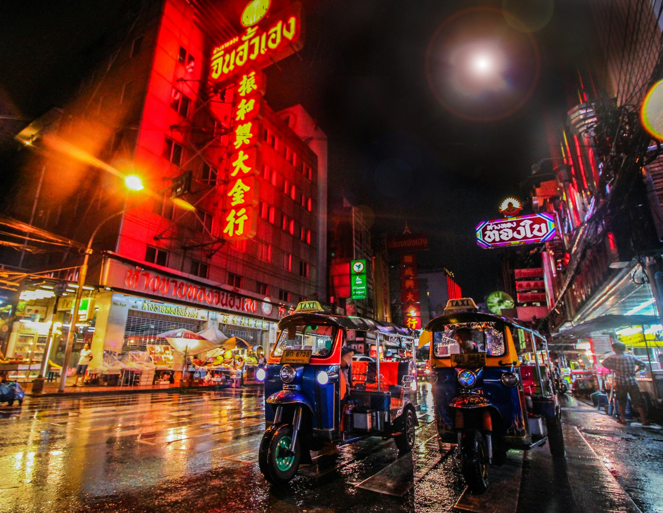 Bangkok river skyline lit up at night for a nightlife guide