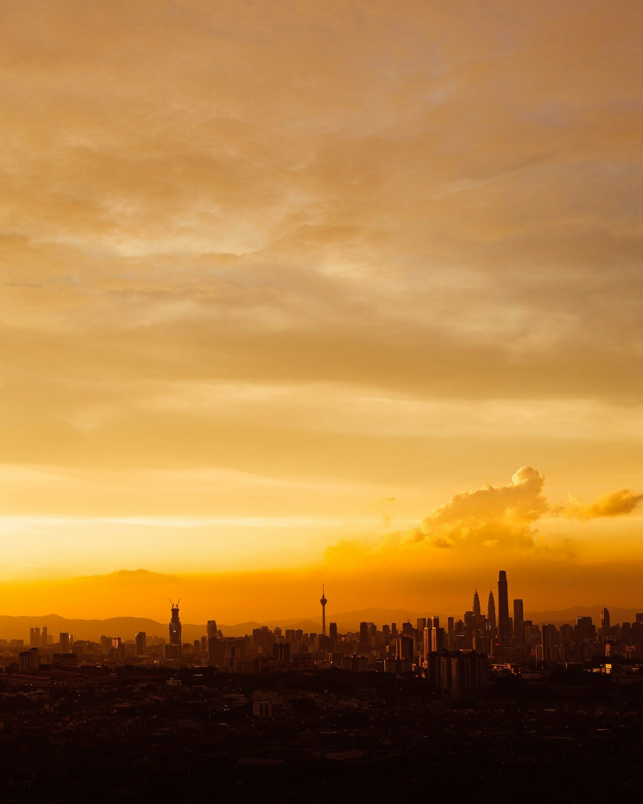 Kuala Lumpur skyline at dusk for a short itinerary guide