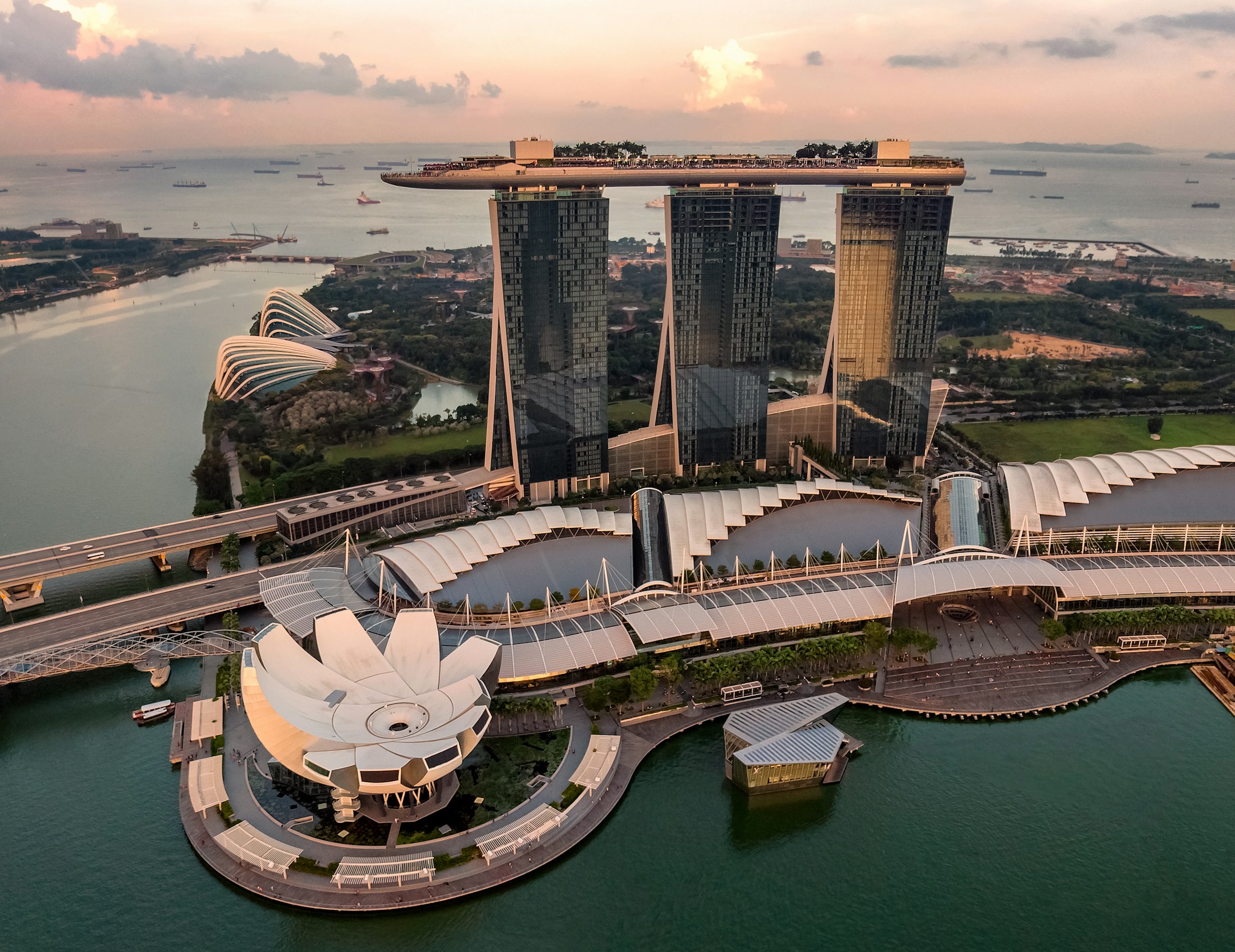 Singapore skyline at blue hour for a trip-length planning guide